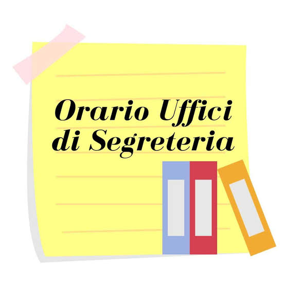 Orari uffici di segreteria